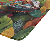 Hagedis Bladeren & Kleur  Snijplank (Hoek)