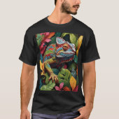 Hagedis Bladeren & Kleur T-shirt (Voorkant)