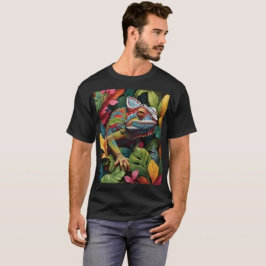 Hagedis Bladeren & Kleur T-shirt