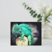 hagedis briefkaart (Staand voorkant)