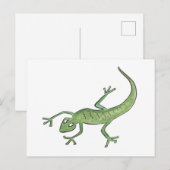 hagedis briefkaart (Voorkant / Achterkant)