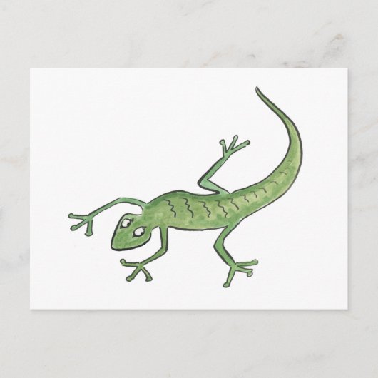 hagedis briefkaart (Voorkant)