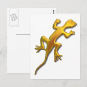 hagedis briefkaart (Voorkant / Achterkant)