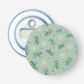 hagedis button flesopener (Voorkant)