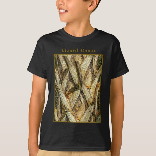 Hagedis Camo  T-shirt (Voorkant)