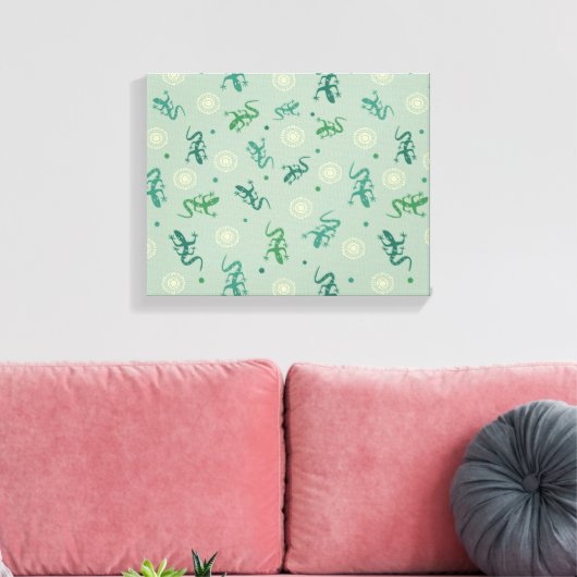 hagedis canvas afdruk (Insitu (Woonkamer))