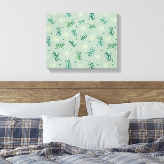 hagedis canvas afdruk (Insitu (Slaapkamer))