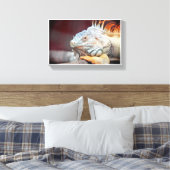 hagedis canvas afdruk (Insitu (Slaapkamer))