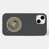 hagedis Case-Mate iPhone case (Achterkant (horizontaal))