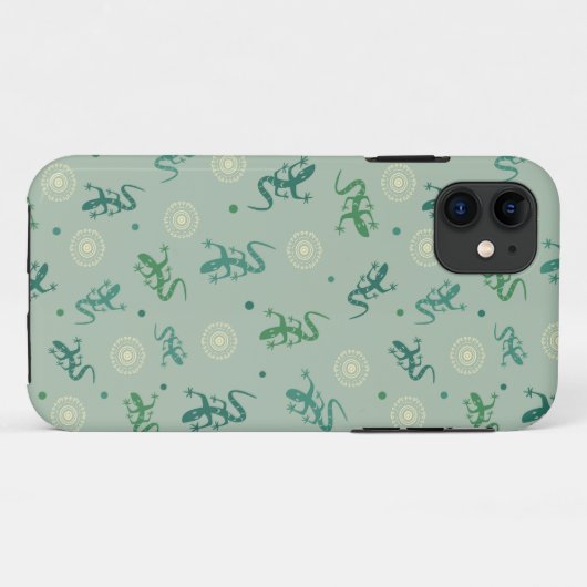 hagedis Case-Mate iPhone case (Achterkant (horizontaal))