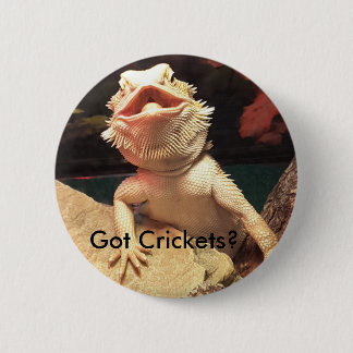 hagedis/cricketButton Ronde Button 5,7 Cm