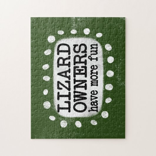 Hagedis eigenaren hebben meer leuke puzzel puzzel (Verticaal)