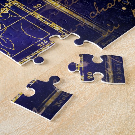 hagedis en zwaan sterrenbeeld puzzel legpuzzel (Zijkant)