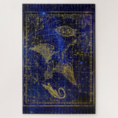 hagedis en zwaan sterrenbeeld puzzel legpuzzel (Verticaal)