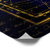 hagedis - en zwaanconstellatie - poster (Hoek)