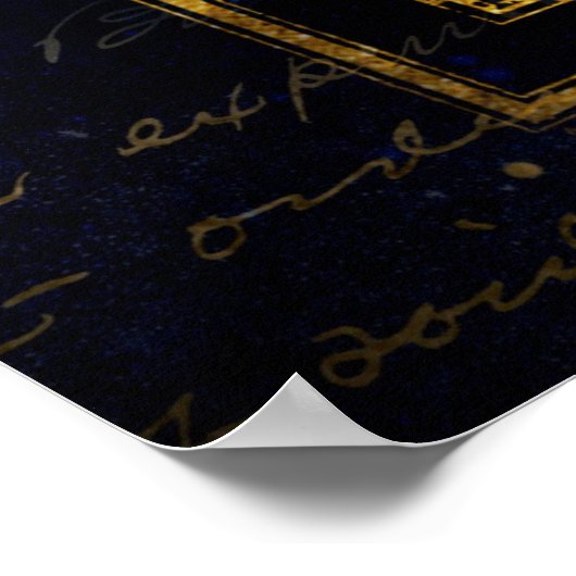 hagedis - en zwaanconstellatie - poster (Hoek)