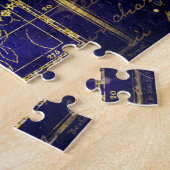 hagedis en zwanen constellatie puzzel legpuzzel (Zijkant)