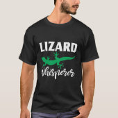 Hagedis fluisteraar Anole Reptiel Boy Lizard T-shirt (Voorkant)
