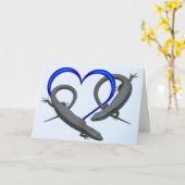 Hagedis, het spijt me kaart (Gele Bloem)