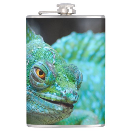 hagedis heupfles (Voorkant)