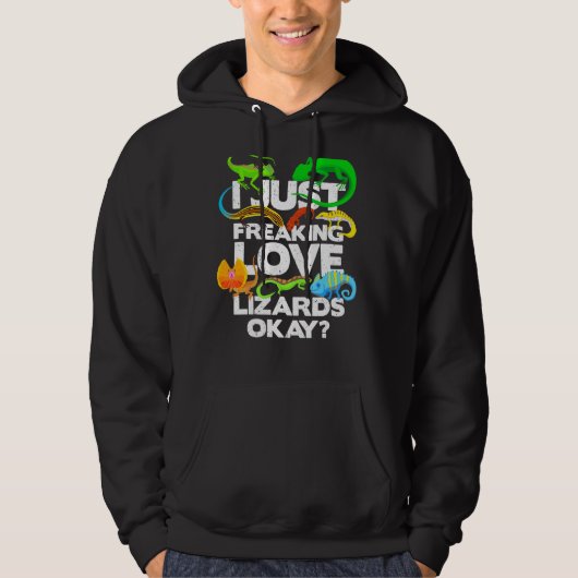 hagedis hoodie (Voorkant)