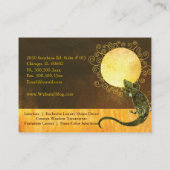 Hagedis houdt de zon stijlvol visitekaartje (Achterkant)