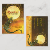 Hagedis houdt de zon stijlvol visitekaartje (Voorkant / Achterkant)