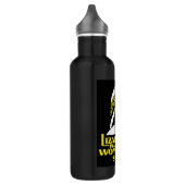 Hagedis in de huid van een vrouw waterfles  (Links)