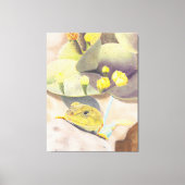 hagedis in de woestijn canvas afdruk (Voorkant)