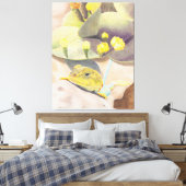 hagedis in de woestijn canvas afdruk (Insitu (Slaapkamer))