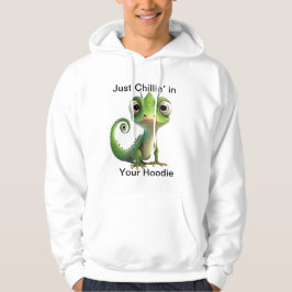 Hagedis in mijn hoodie - Cool Pocket Reptile Desig