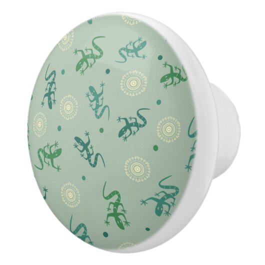 hagedis keramische knop (Rechts)