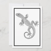 Hagedis kleurende Kaart, Vriendschap Kaart (Voorkant)