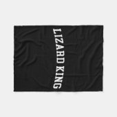 Hagedis Koning Fleece Deken (Voorkant (Horizontaal))