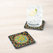 Hagedis Mandala Bier Onderzetter (Rechterzijde)