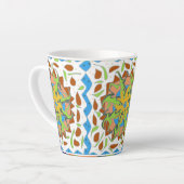 Hagedis Mandala Latte Mok (Linkerhoek)