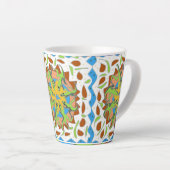 Hagedis Mandala Latte Mok (Rechterhoek)