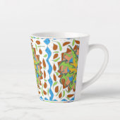 Hagedis Mandala Latte Mok (Rechts)