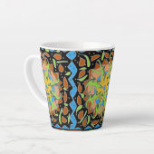 Hagedis Mandala Latte Mok (Linkerhoek)