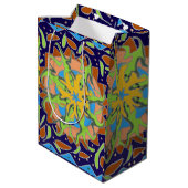 Hagedis Mandala Medium Cadeauzakje (Achterkant Gekanteld)