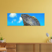 hagedis met open hals canvas afdruk (Insitu (Woonkamer))