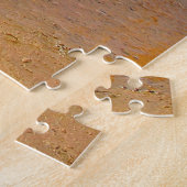hagedis met open hals legpuzzel (Zijkant)