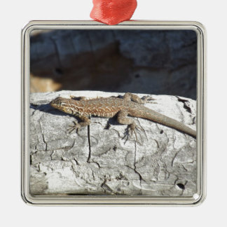 hagedis metalen ornament