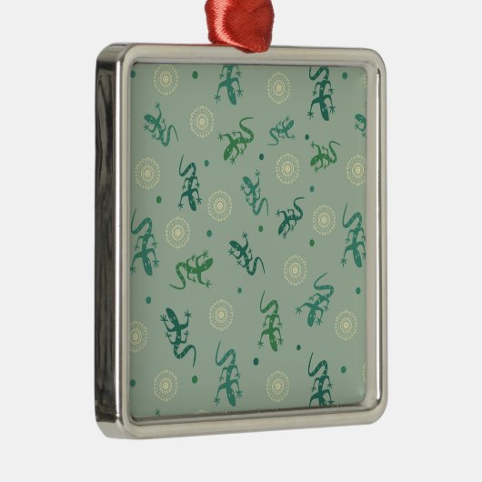 hagedis metalen ornament (Rechts)