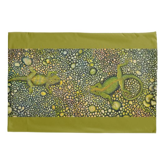 Hagedis naar hagedis kussensloop (Achterkant-Links)