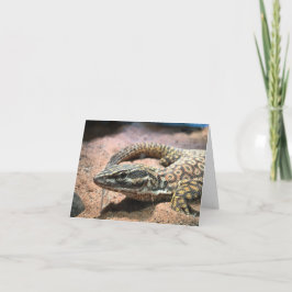 hagedis notecard (bericht binnen) kaart