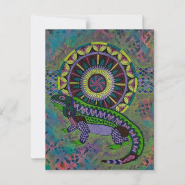 hagedis notitiekaartje