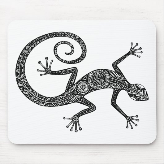 hagedis- of salamander-doodle muismat (Voorkant)