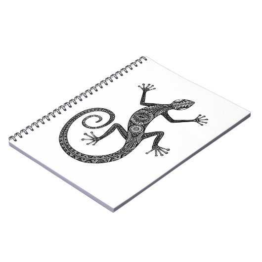 hagedis- of salamander-doodle notitieboek (Linkerzijde)