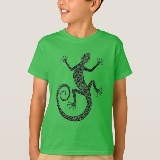 hagedis- of salamander-doodle t-shirt (Voorkant)